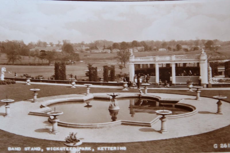 Wicksteed Park bandstand in front of the pavilion/National World