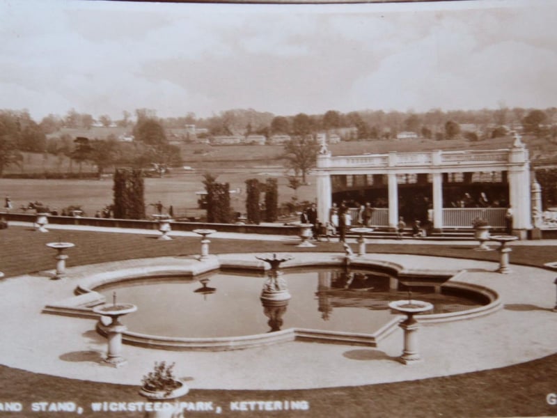 Wicksteed Park bandstand in front of the pavilion/National World
