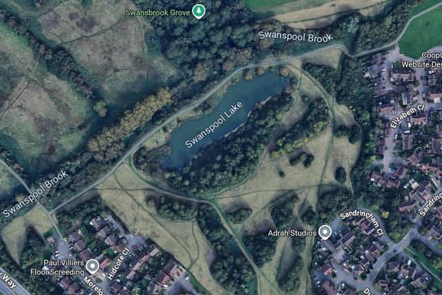 Swanspool Lake, Wellingborough/ Google