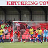 Kettering Town's New Year's Day clash with Stratford Town was postponed two hours before kick off
