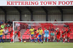 Kettering Town's New Year's Day clash with Stratford Town was postponed two hours before kick off