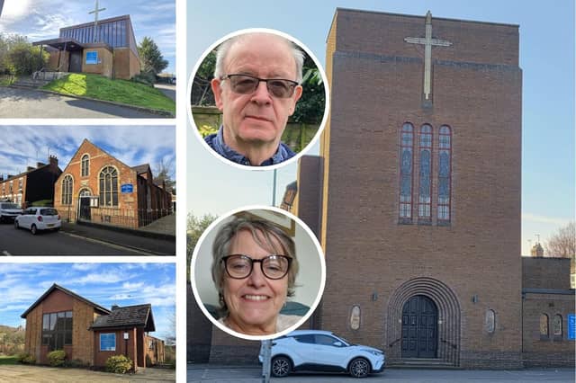 Peter Anderson and Paula Swift who worship at St Bernadette's Church in Rothwell - earmarked for closure/National World/UGC
