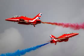 The Red Arrows are due to fly over Northampton on Thursday (August 17)