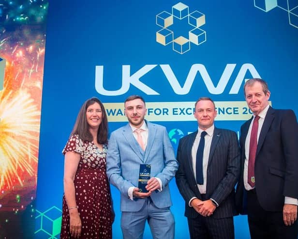 A warehouse worker in Corby has won Young Employee of the Year at the UK Warehousing Association’s Awards for Excellence