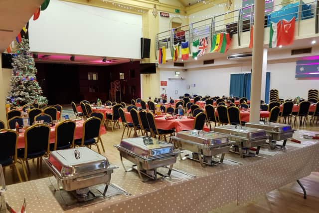 A previous free Christmas Day lunch at The Eden Centre