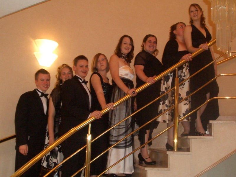 Year 13 leavers prom Sir Christopher Hatton School at Rushden & Diamonds FC Diamonds Centre