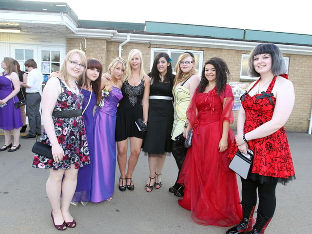 Year11 prom  Huxlow school,   July 2010