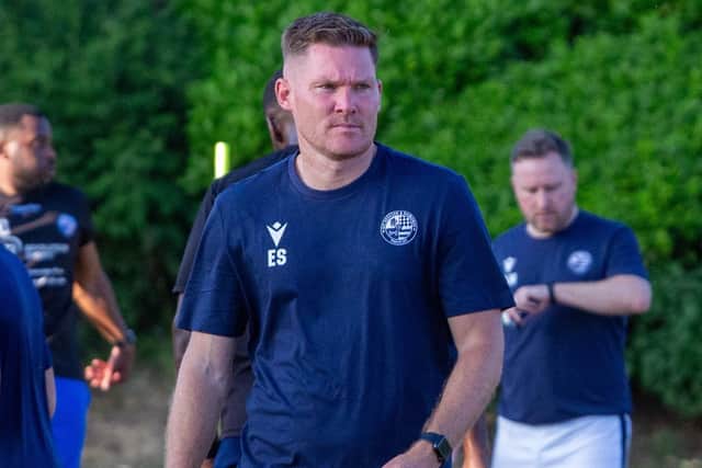 AFC Rushden & Diamonds boss Elliot Sandy (Picture: Shaun Frankham)