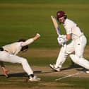 Northants skipper Will Young in action for Northants at Somerset