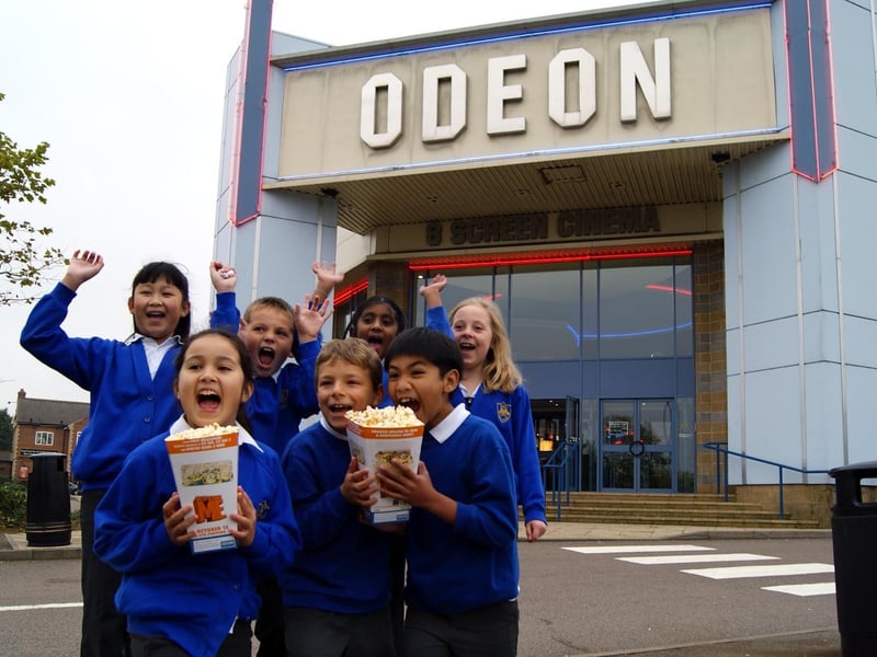 Kettering- Odeon School kids attending free film screening as part of National Schools Film Week14 October 2010 : Retro special from the archive of the Odeon, Kettering