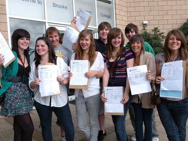 GCSE results day 2006