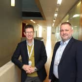 L-r George Candler (interim Chief Executive North Northants Council) and Cllr Jason Smithers leader of North Northants Council
