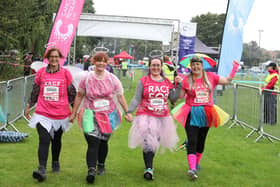 And they're off! Participants in the Race For Life Corby in August 2021