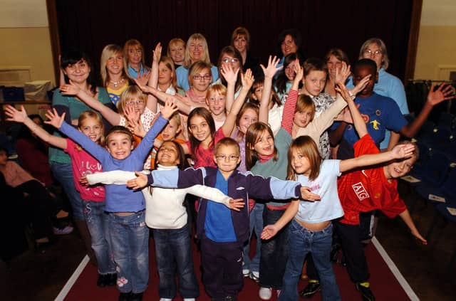 Models and organisers of a fashion show, October 2008