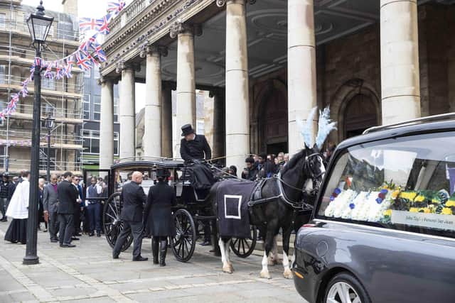 Hundreds attended the funeral of 16-year-old Fred Shand at All Saints Church on Friday May 12.