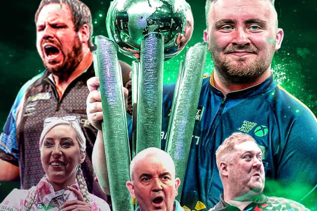 Luke Littler, Phil Taylor, Adrian Lewis, Fallon Sherrock and Ricky Evans are taking part in A Night At The Darts