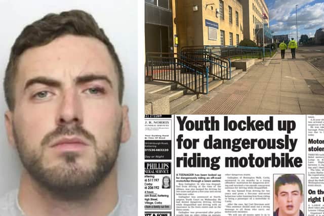 Ross Gallagher has been offending in Corby for more than two decades. Image: NW