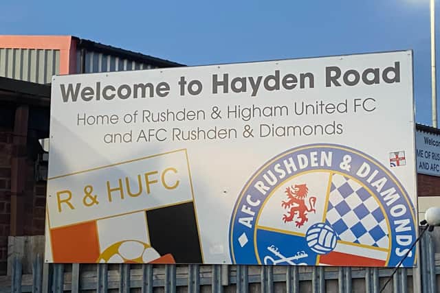 AFC Rushden & Diamonds are back at Hayden Road this weekend