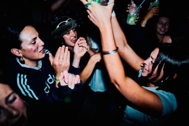 Partying into the night