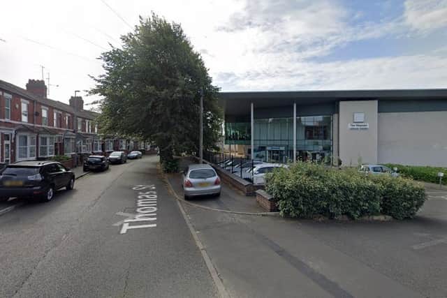Thomas Street and the Waendel Leisure Centre/Google