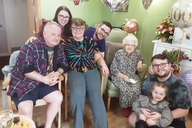 Lizzie celebrating her birthday at Sandalwood Court