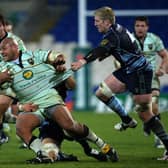 Soane Tonga'uiha in action the last time Saints faced Cardiff, way back in December 2010 (photo by Stu Forster/Getty Images)