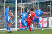 Kai O'Keefe's first goal for Kettering Town proved to be enough to seal a 1-0 win at Hullbridge Sports in the FA Cup. Pictures by Peter Short