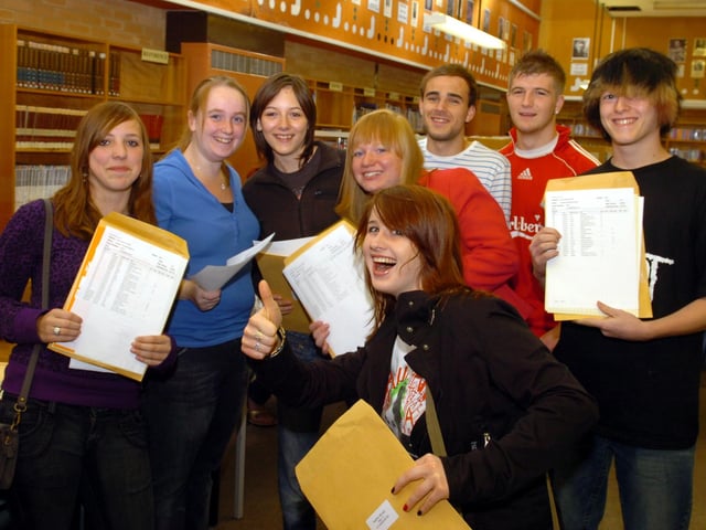 GCSE results day, 2008