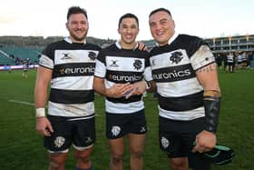 Marco Manfredi (right) has signed for Saints (photo by Steve Bardens/Getty Images for Barbarians)