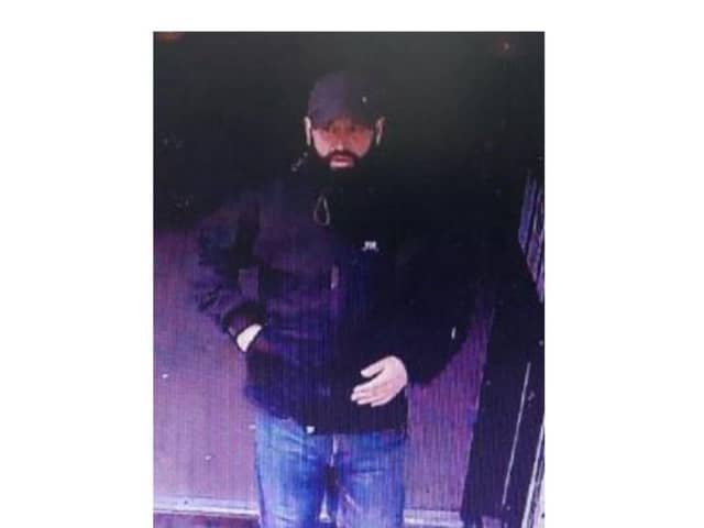 Officers believe the man in the image may have information which could assist with their investigation and are appealing for him or anyone who may recognise him to get in touch.