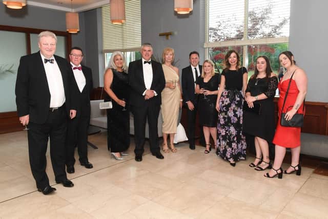 The Wills Consultants Ltd team and guests at the SME Northamptonshire Business Awards