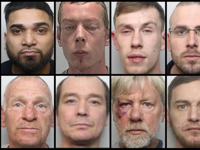 Faces of a few of Northamptonshire's most serious offenders now behind bars.
