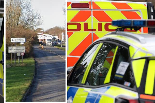 Police are investigating a spate of thefts from vehicles in Wellingborough