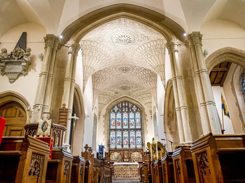 Heritage Ceiling at the Church of St John The Evangelist, Wicken