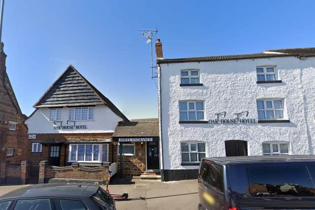 The three buildings making up the Oak House Hotel, in Wellingborough, will be converted into flats and HMOs.
Credit: Google