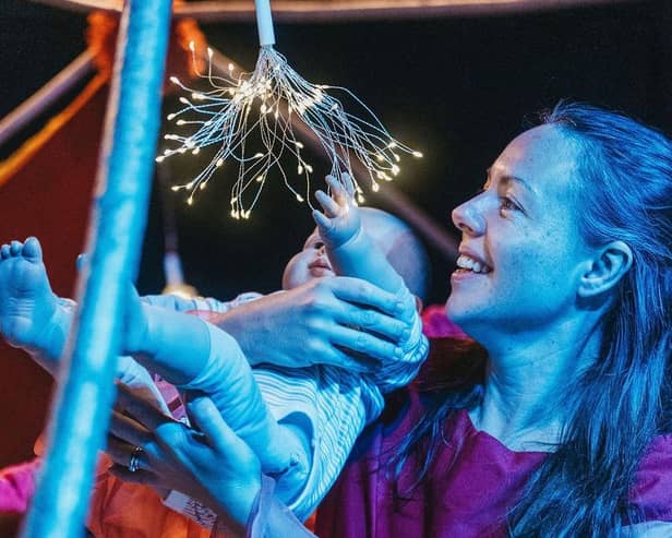 Lula offers a playful first experience of sensory theatre for babies (photo: Greta Zabulyte)