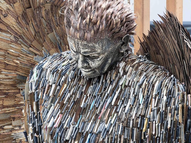 The Angel acts as a catalyst for turning the tide on violent behaviour and as a memorial designed to celebrate those lives lost