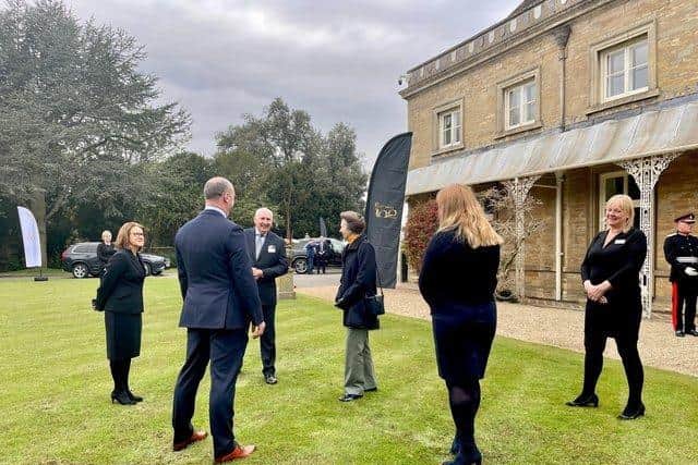 Princess Anne visits Scott Bader in Wollaston last year