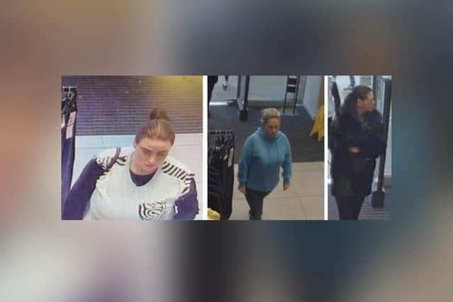 Police are looking to speak to these three women.