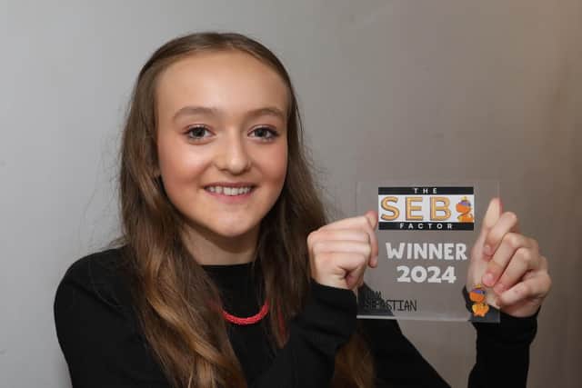 Sabina Lawton, winner of the Seb Factor Kettering talent show/National World