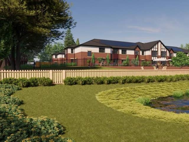 If approved, the care home will be 3,178 sqm
