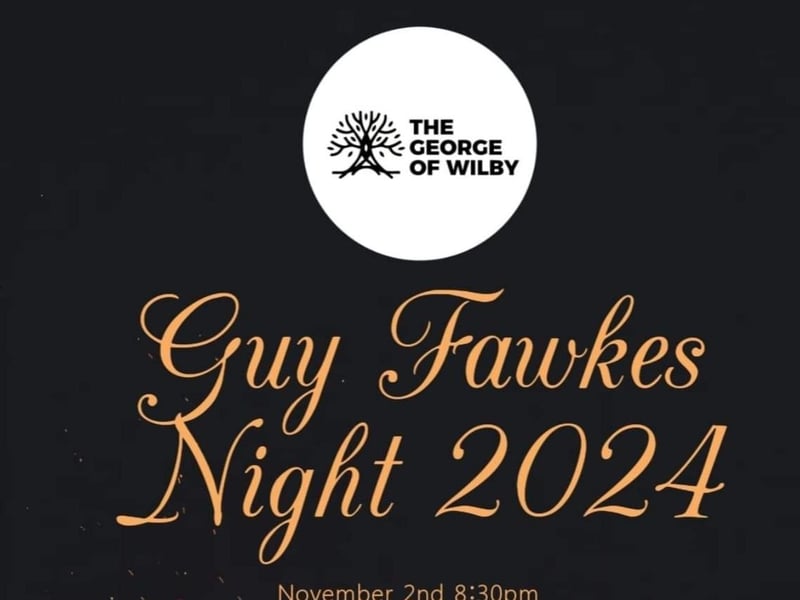 Back for its third year, the display in Wilby is set to be "bigger and better". Taking place on Saturday November 2, doors open at 5pm, the bonfire will be lit at 7pm and the fireworks display will take place at 8.30pm. A pre-sale ticket price is in place until October 29. Tickets can be bought from the pub or online. Search 'The George at Wilby' on Facebook.