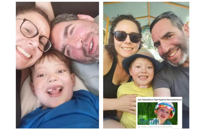 Sebastian Nunney with parents Gregg and Lindsay/Family photos