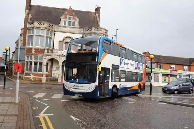 A Stagecoach bus in Kettering