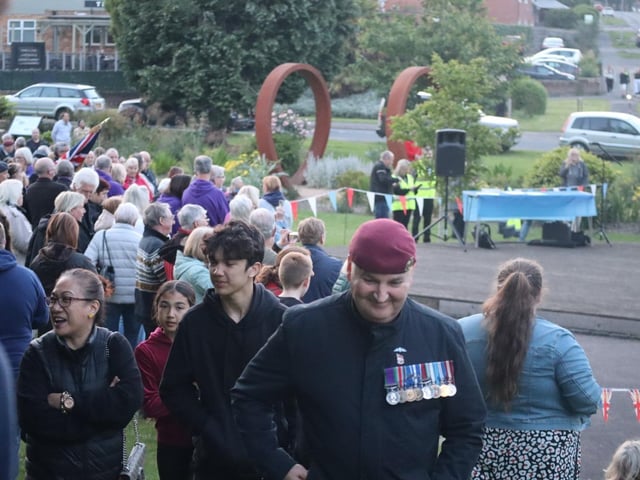 Corby D-Day Beacon Lighting 2024:Corby D-Day Beacon Lighting 2024