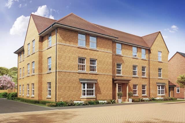 Apartment Block Plots 400-408 - The Nurseries apartment block SM