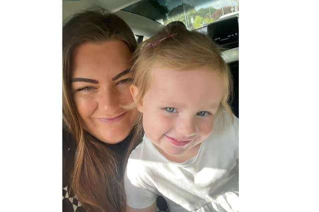 Katie Deegan and daughter Georgie, 3.