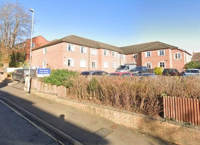 Park House Care Home in Park Road, Wellingborough