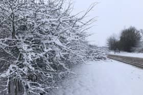 Heavy snow is expected to fall in Northamptonshire overnight.
