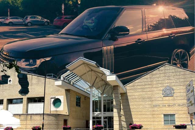 The Range Rover owned by Maximillion Cooper featured in the ongoing £4m burglary trial at Northampton Crown Court. Image: National World / Northamptonshire Police